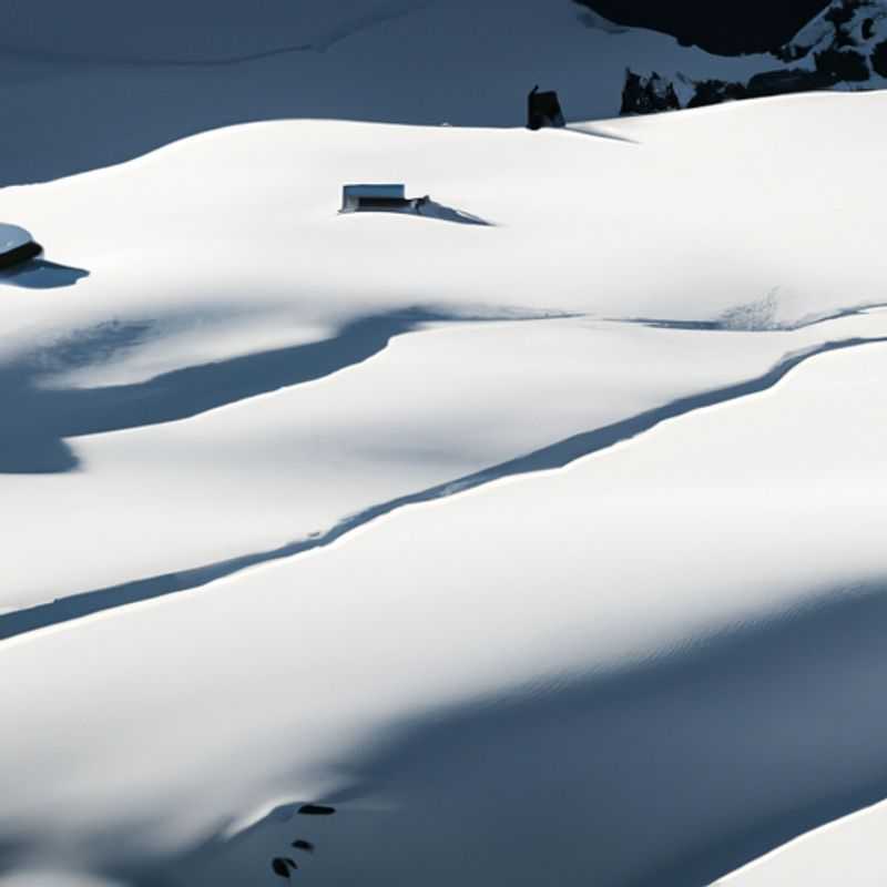 A solitary figure traversing the Haute Route, a breathtaking winter wonderland spanning from Switzerland to France, embarking on a 5&#45;day solo adventure filled with challenges and the tranquility of nature's embrace.