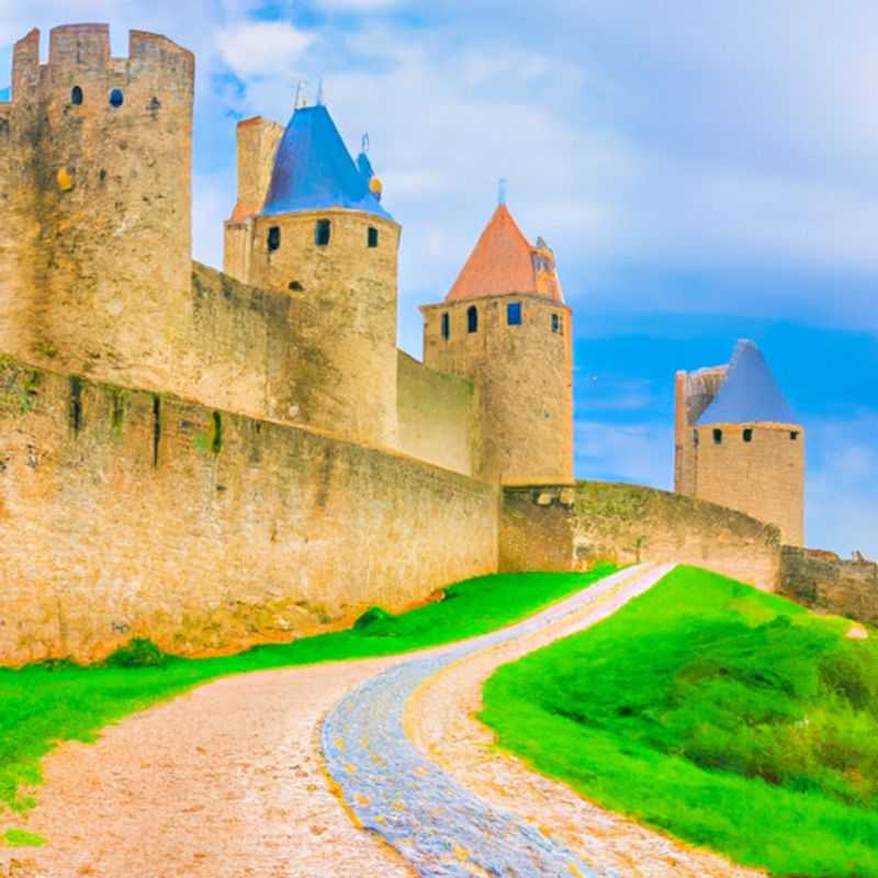 Una viajera solitaria contempla la impresionante belleza otoñal de Pays Cathare en Francia, un destino cautivador que ofrece historia, naturaleza y encanto provenzal en un solo lugar.