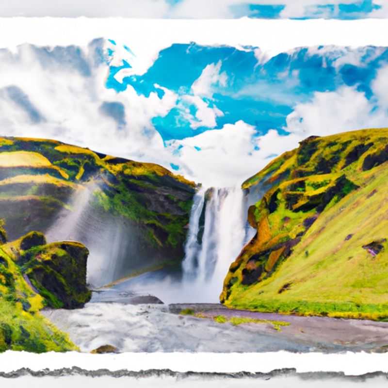 Cascada de Skógafoss en el sendero Laugavegur: Un otoño de ensueño en Islandia