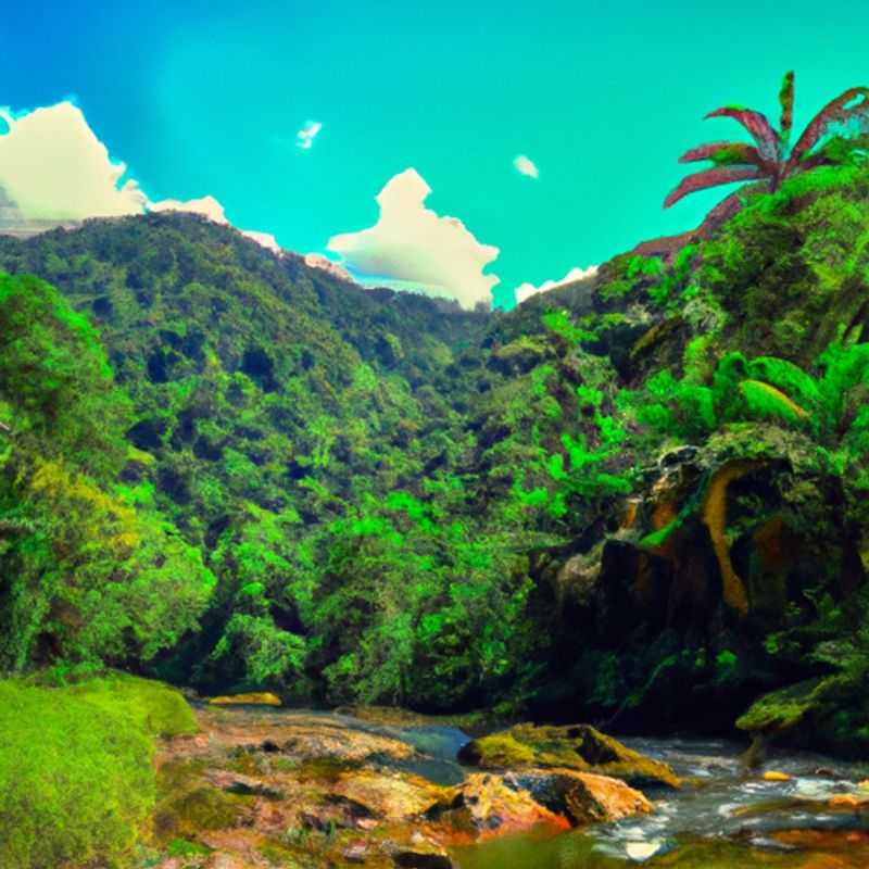 Observation de la faune et de la flore exotiques dans la jungle de Ciudad Perdida en Colombie entre l'été et l'automne