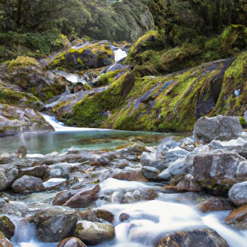 Visita al Museo de Queenstown en Routeburn Track, Nueva Zelanda, durante el invierno