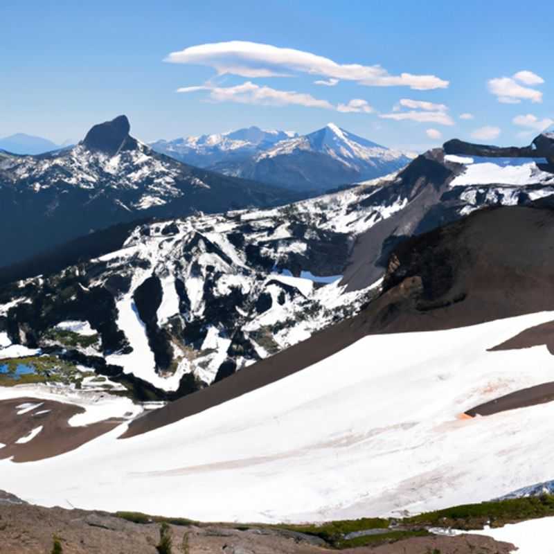 Un grupo de seis aventureros se embarca en una épica excursión de 4 días a Black Tusk, Columbia Británica, Canadá, donde la imponente cumbre rocosa, envuelta en un manto de nieve invernal, se alza como un faro de desafío y belleza natural.