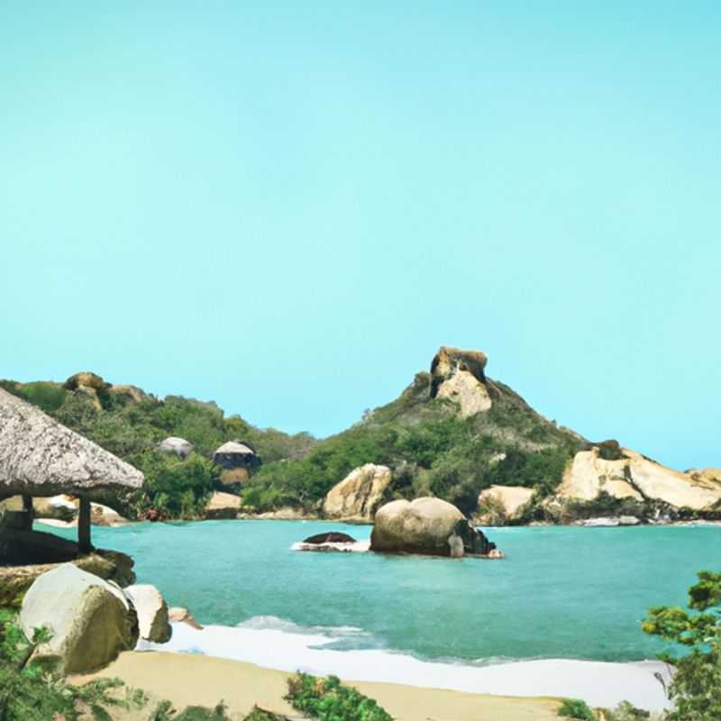 Caminata por la selva tropical en el Parque Tayrona, Colombia: un viaje de misterio y aventura durante el invierno