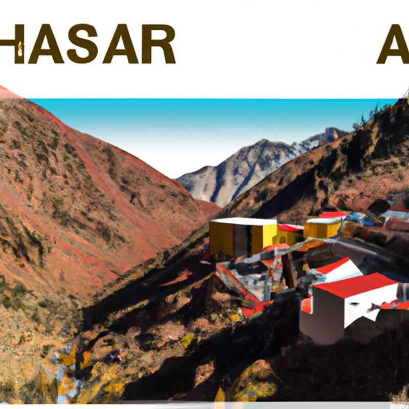 Balade à dos de dromadaire dans la montagne Toubkal, Maroc au printemps
