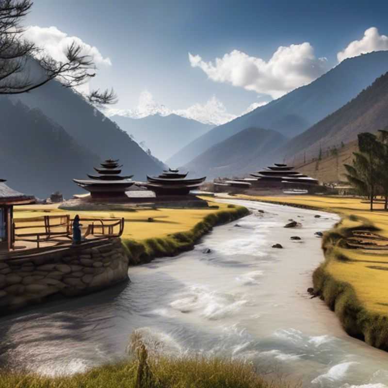 Découvrir la sérénité du temple Chimi Lhakhang lors de la randonnée du Snowman au Bhoutan en été