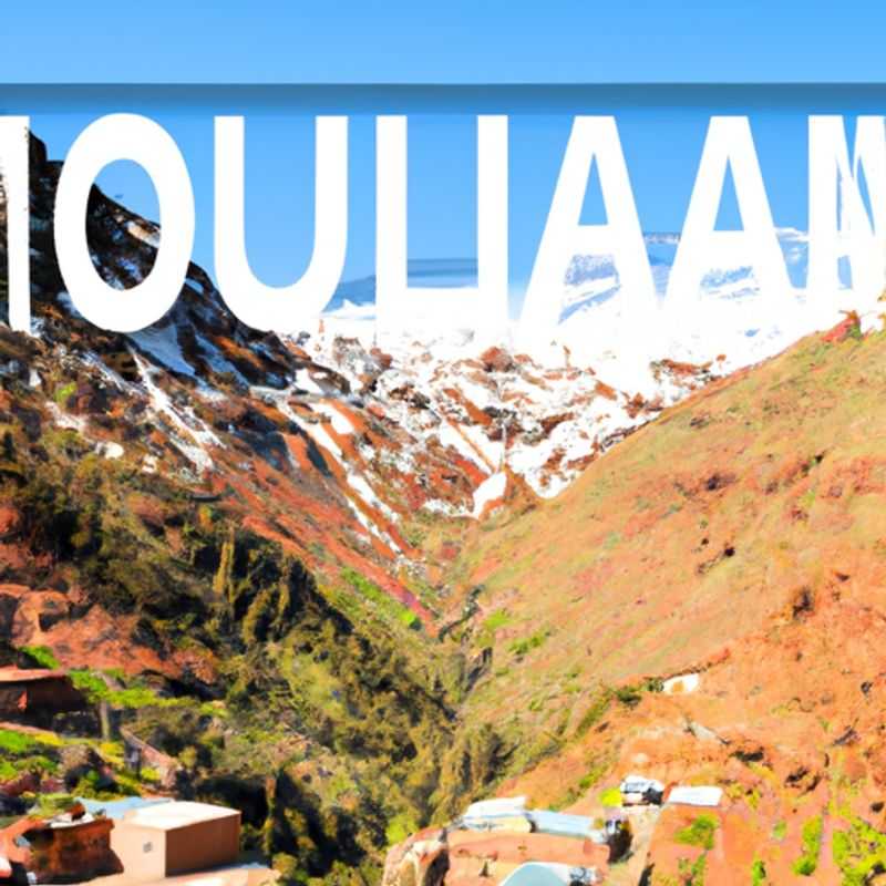 Six intrepid travelers stand amidst the majestic Atlas Mountains of Morocco, shrouded in the warm glow of spring. The rugged peaks and verdant valleys paint a breathtaking backdrop for their 5-day adventure.
