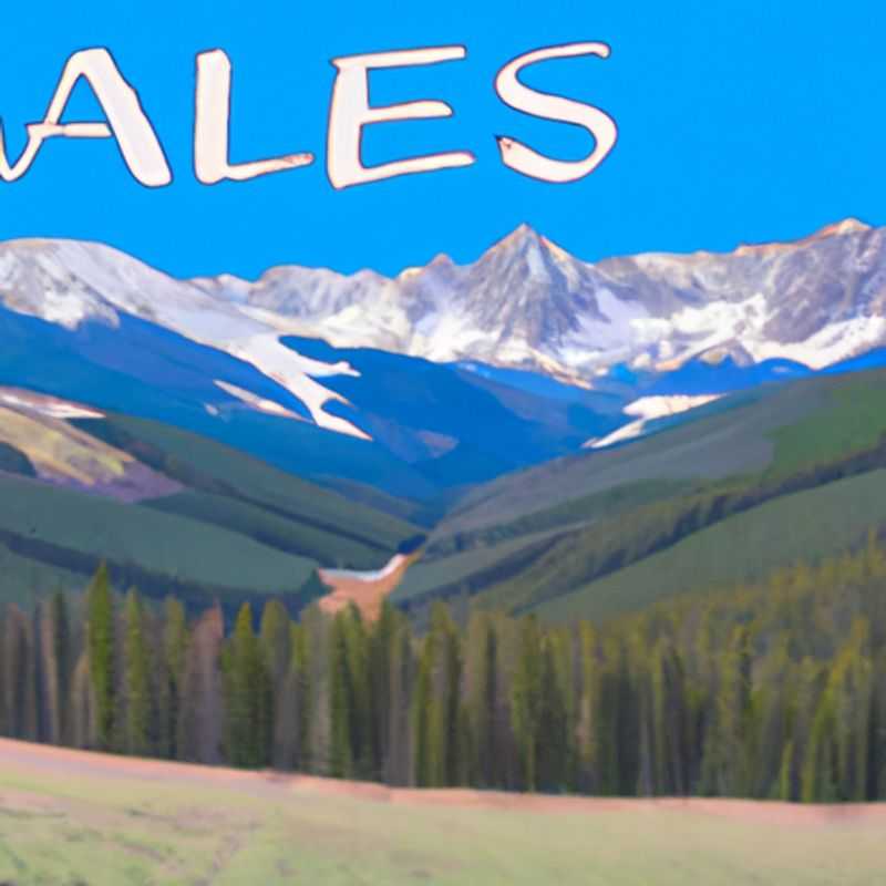 A couple's cozy caravan trailer nestled amidst the lush greenery of Vail Mountain Resort, USA, their home for a blissful two-week summer adventure packed with hiking, biking, and breathtaking views.