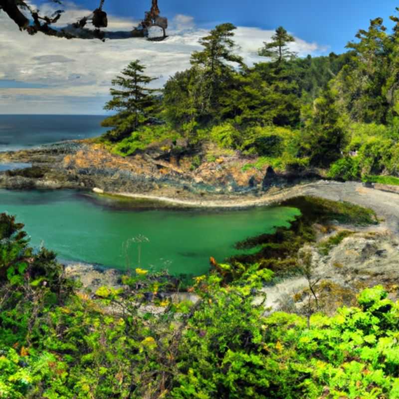 Cuatro excursionistas recorren el sendero Juan de Fuca en Canadá, envueltos en el mágico paisaje invernal, durante su aventura de dos semanas.