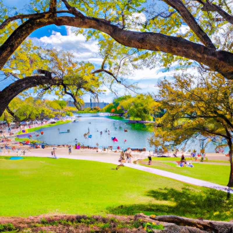Visite du Mont Bonnell à Austin au printemps
