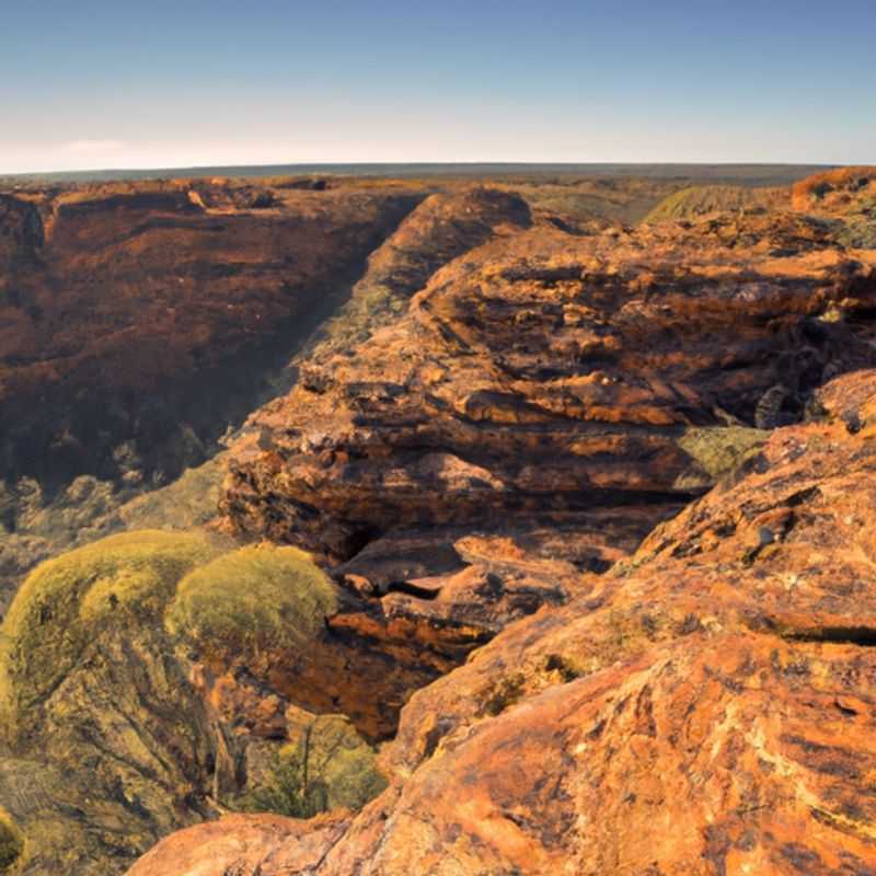 Visite du parc national de Watarrka et Kings Canyon Rim Walk, en Australie, entre l'hiver et le printemps
