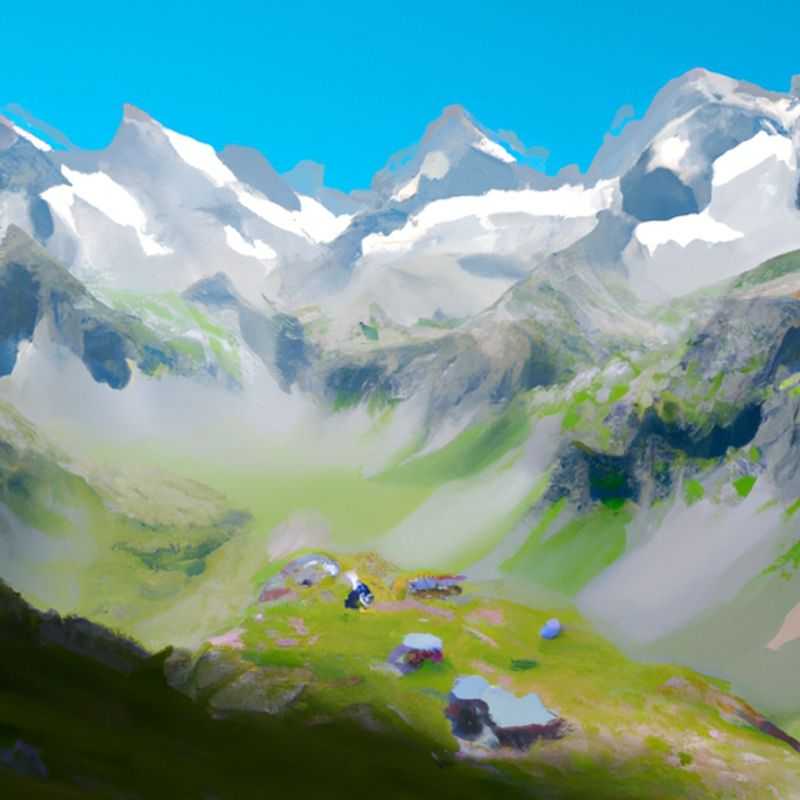 Un couple de nomades numériques randonne sur la Haute Route des Pyrénées, un sentier légendaire qui traverse les frontières entre la France et l'Espagne, lors de leur escapade estivale de deux semaines.