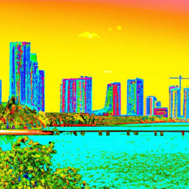 Un nómada digital aprovecha al máximo su escala de 24 horas en el vibrante y soleado Miami, Estados Unidos, durante el verano, explorando la icónica South Beach y capturando el espíritu cosmopolita de la ciudad.