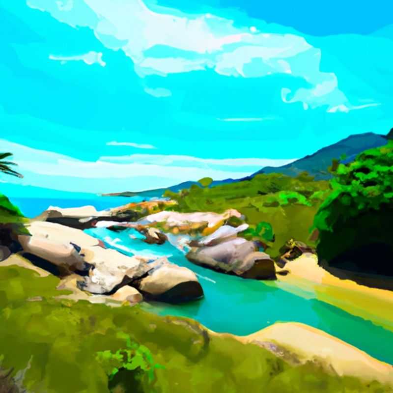 Exploración de antiguos asentamientos indígenas en el Parque Tayrona, Colombia, durante el invierno