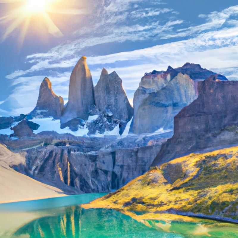 Visite du Glacier Grey à Torres del Paine au Chili à l'automne