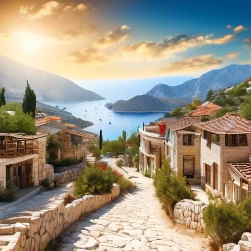 Descubre la región de Kekova y navega por la ciudad sumergida en el Camino Licio, Turquía, durante el verano