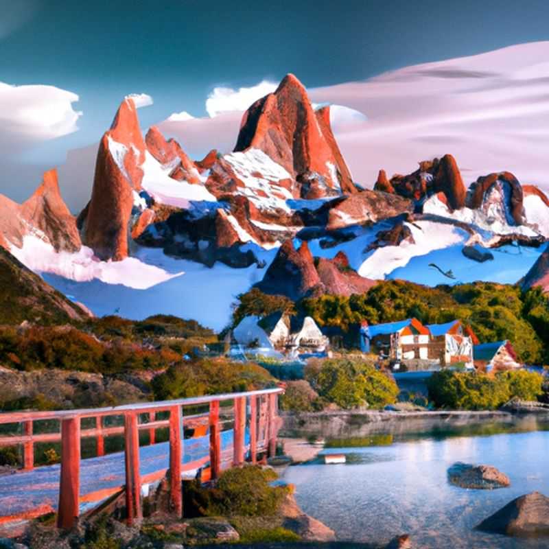 Hiking to Laguna de los Tres in Mount Fitz Roy Trek, Argentina: A Winter Wonderland Adventure