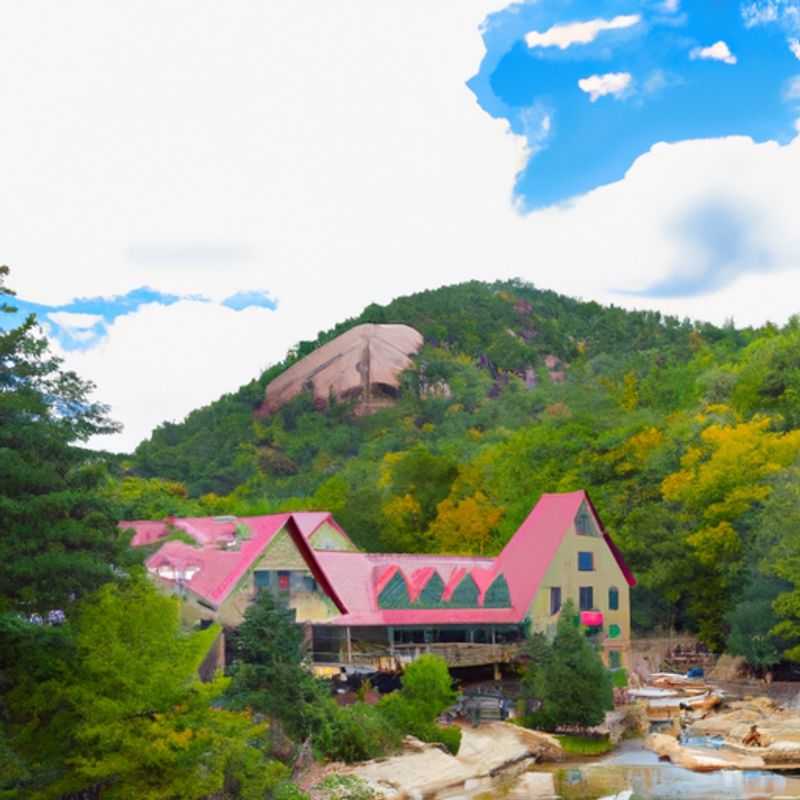 Visite du Camping de luxe au Huttopia White Mountains à White Mountains, New Hampshire, États-Unis en été