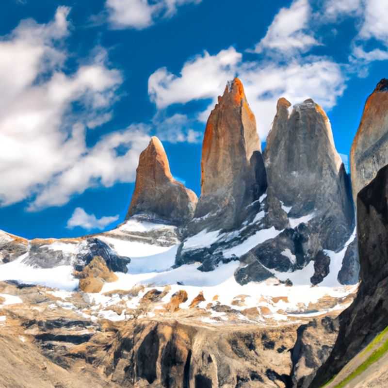 Vallée de rêve automnal en Patagonie chilienne