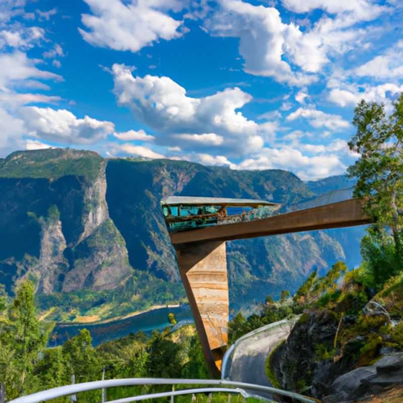 Excursión de senderismo por el valle de Aurlandsdalen en la transición de invierno a primavera