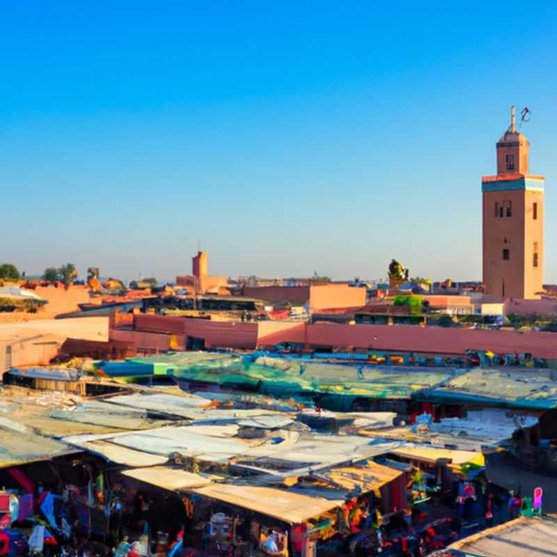 Visita la Medina de Marrakech en un invierno impresionante
