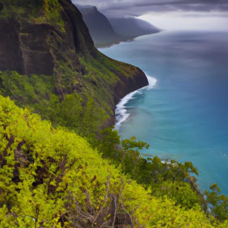 Un aventurero solitario se embarca en una caminata de 2 semanas por el legendario sendero Kalalau en Hawái, EE. UU., durante la exuberante estación primaveral, rodeado de imponentes acantilados, cascadas rugientes y una costa de belleza sobrecogedora.