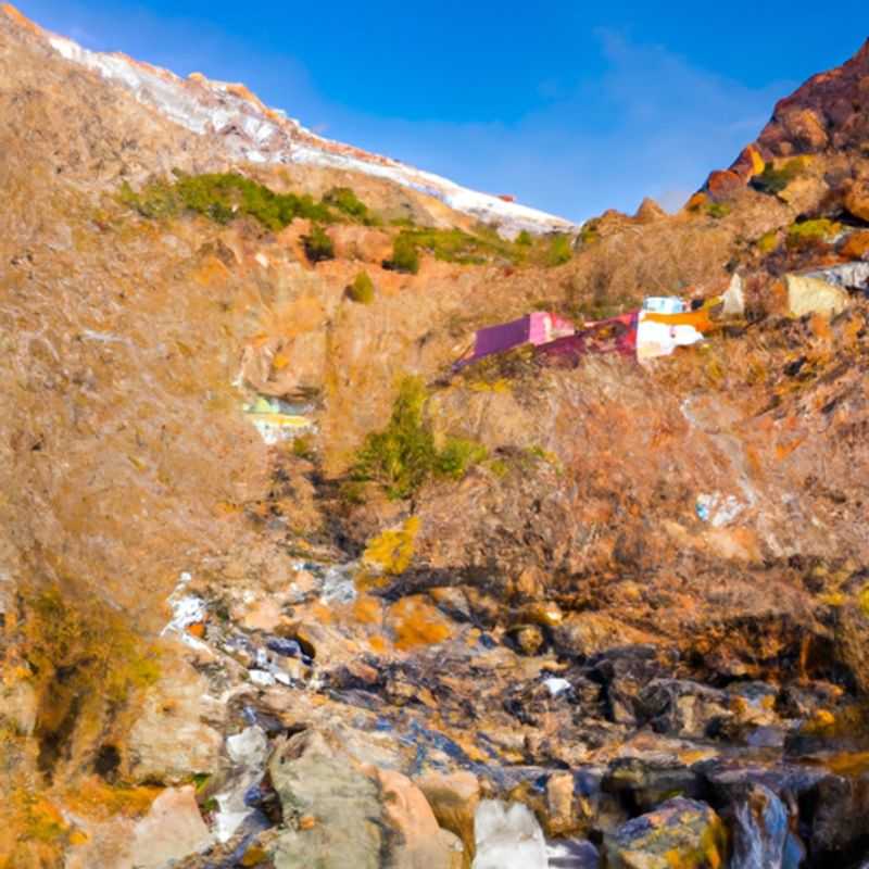 Visite du village d’Imlil dans le Toubkal, Maroc entre l’hiver et le printemps