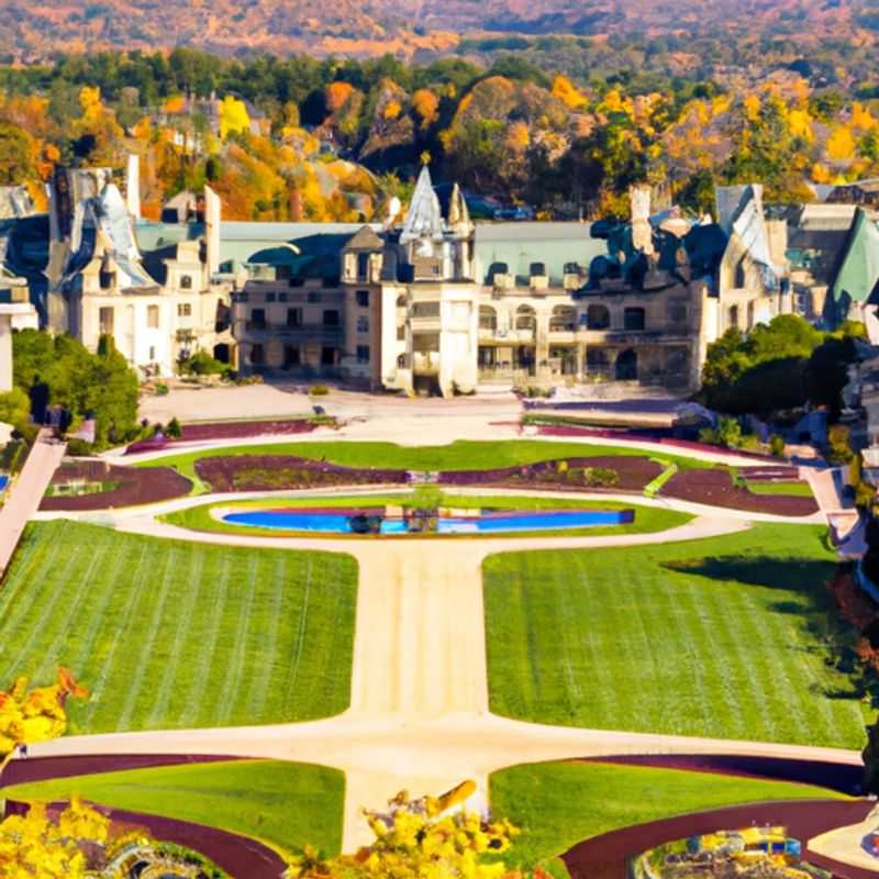 Visite le Biltmore Estate à Asheville, aux États-Unis, en hiver