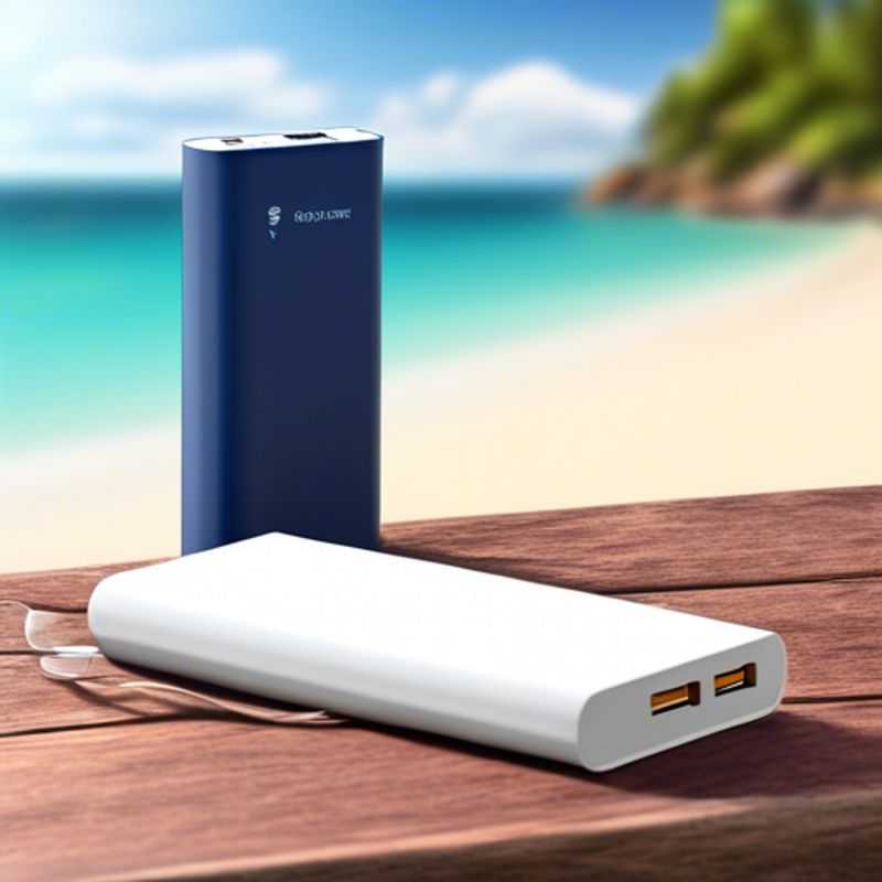 Une banque d'alimentation ou un chargeur portable pour vos aventures numériques.