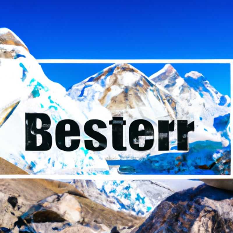Visita panorámica desde Gorak Shep en el Trek del Campamento Base del Monte Everest, Nepal, durante el invierno