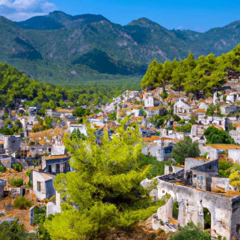 Excursión a la Chimenea de las Hadas en el Camino Licio, Turquía, durante la primavera