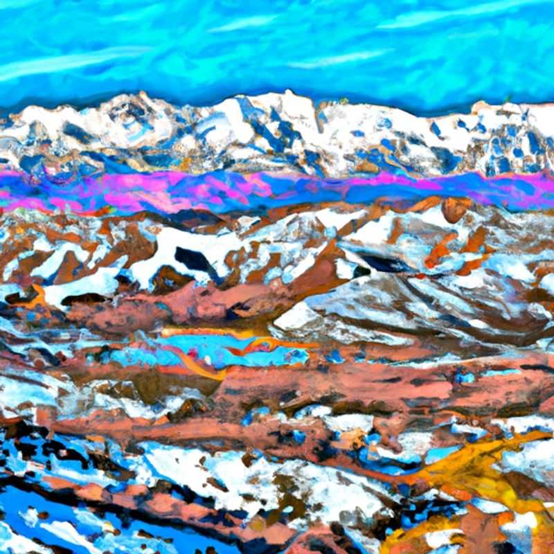 A group of four intrepid travelers stand amidst the towering peaks of the Pamir Mountains in Tajikistan, their faces etched with awe at the pristine beauty that surrounds them. The transition from winter's icy grip to spring's gentle embrace creates a surreal landscape, where snow-capped peaks meet blooming wildflowers. Their 24-hour journey through this remote and breathtaking region promises an unforgettable adventure.