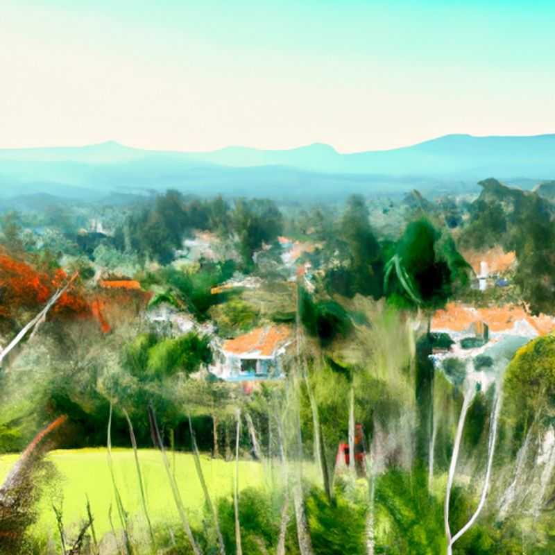 Digital nomads bask in the tranquil beauty of the Garden Route, South Africa, during their 24-hour autumn sojourn, surrounded by the region's captivating coastal and mountainous landscapes.