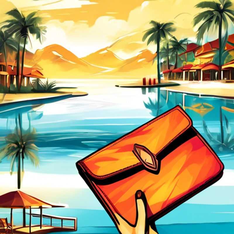 Cartera de viaje de lujo para viajes elegantes y seguros