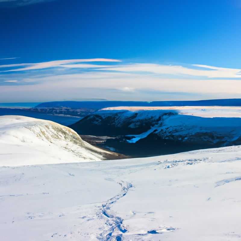Visitez le parc national du Gros-Morne durant l'entre-saison hivernale et printanière à Long Range Traverse, Terre-Neuve, Canada