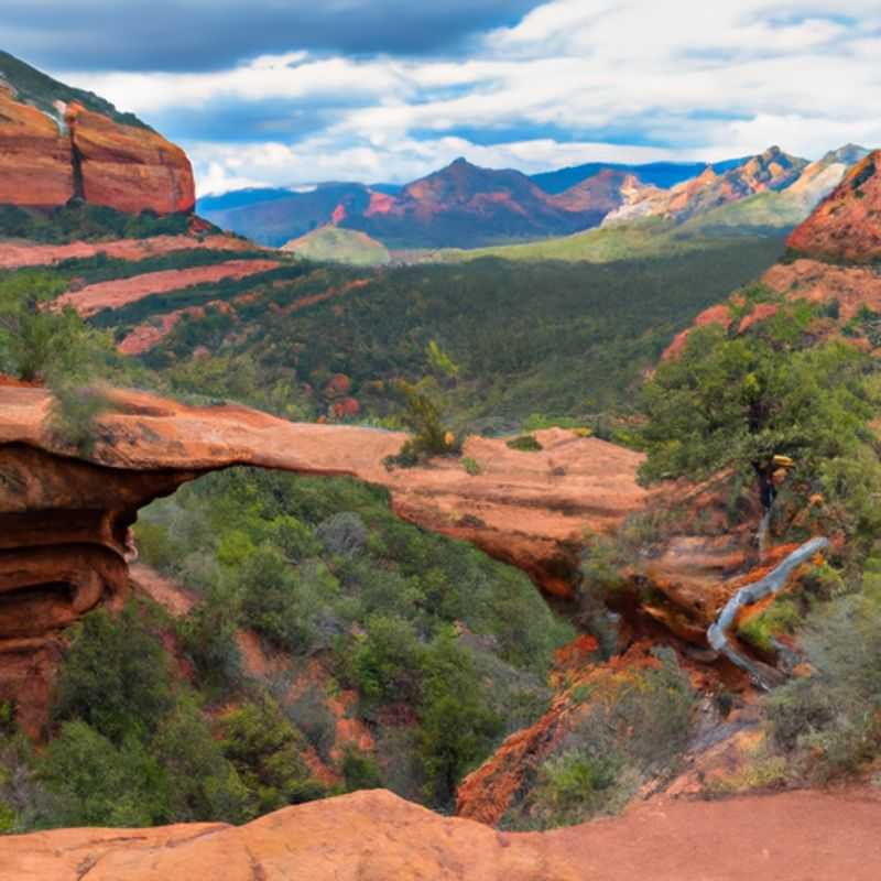 Visite du centre d'art de Tlaquepaque à Sedona au printemps
