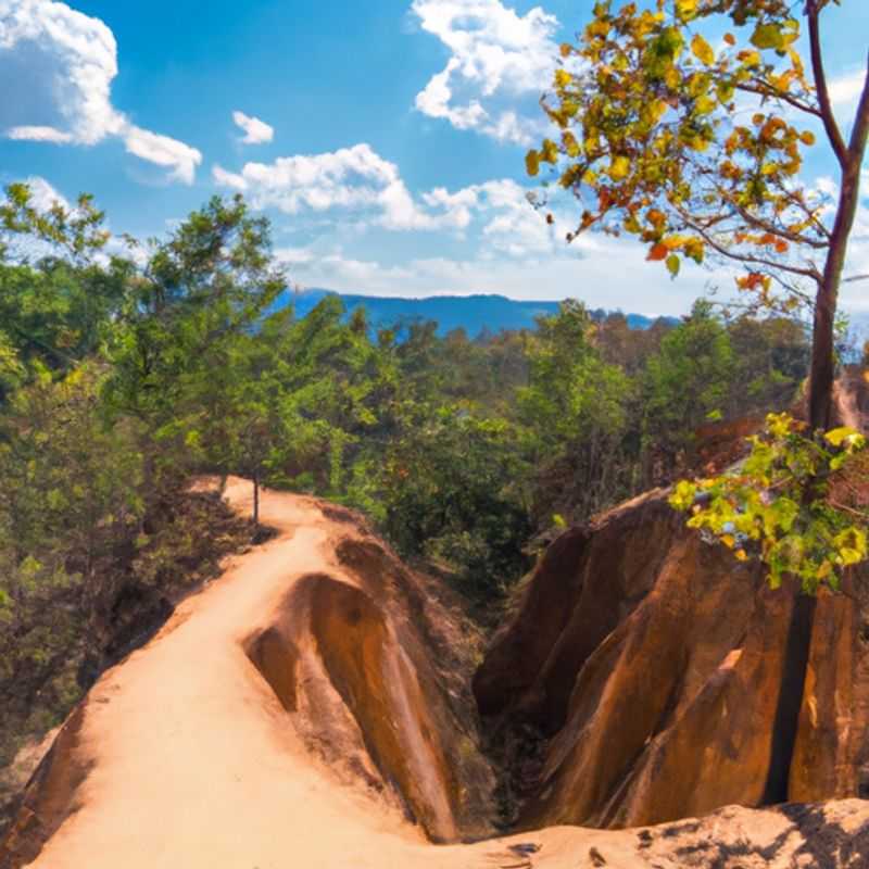 Randonnée à travers les sources chaudes de Pai en automne : une aventure thermale pittoresque