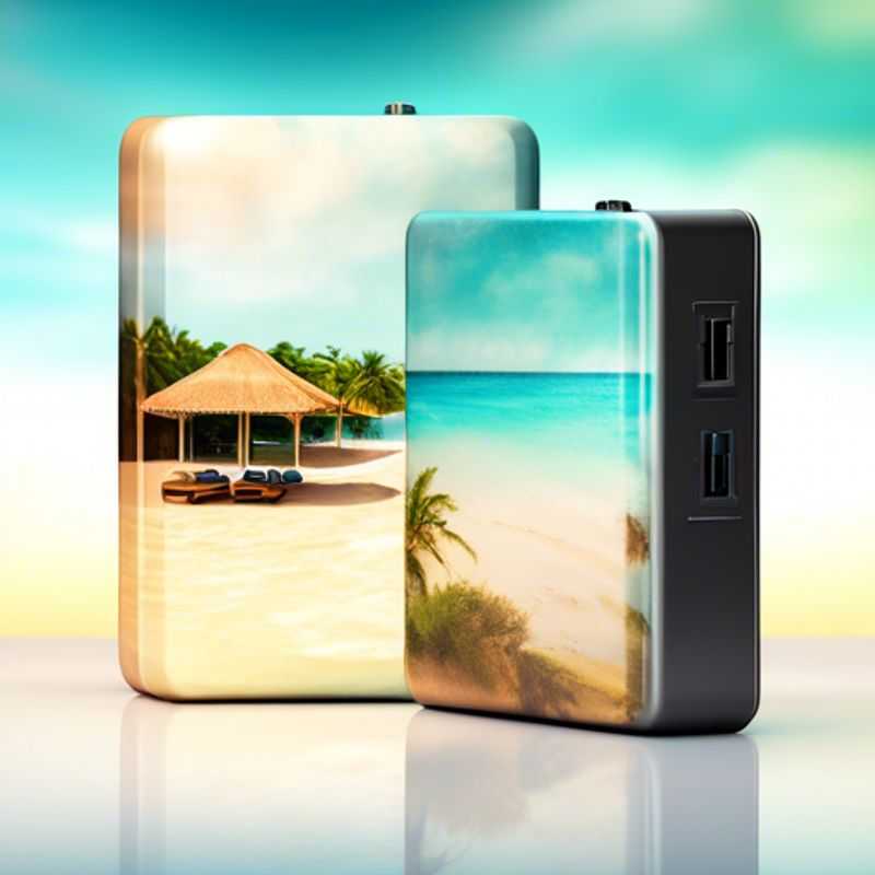 Une batterie externe pour vos appareils, idéale pour les déplacements.