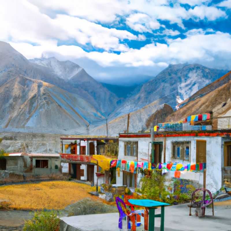 Découverte de la culture locale à Kathmandu en automne dans l'Annapurna Circuit, au Népal