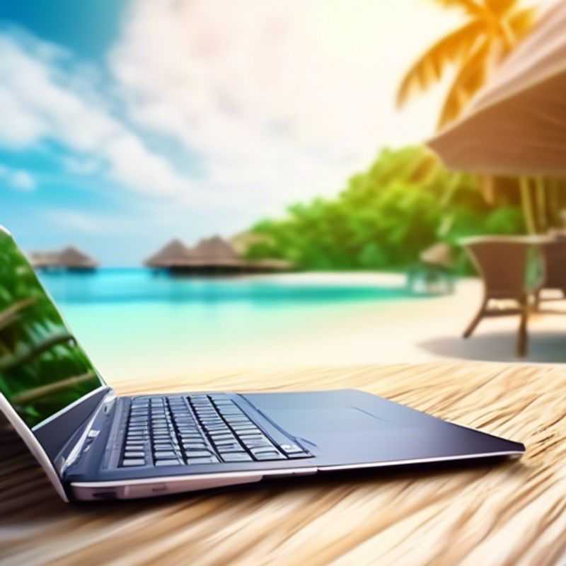 A sleek laptop with a modern design, ready to power your work and play.