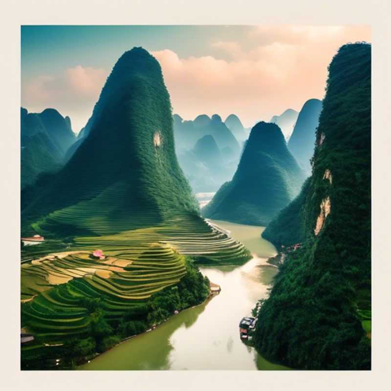 Visita el Mercado de Meo Vac y sumérgete en la vibrante cultura local en el Loop de Ha Giang, Vietnam, entre el verano y el otoño