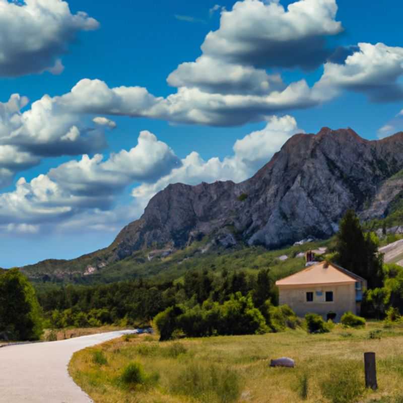 Visite de la montagne de Velebit dans la Via Dinarica, Balkans occidentaux en hiver