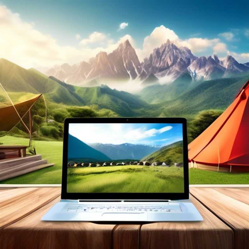 Un portátil moderno con una pantalla brillante y un teclado retroiluminado, ideal para trabajar o jugar en cualquier lugar.