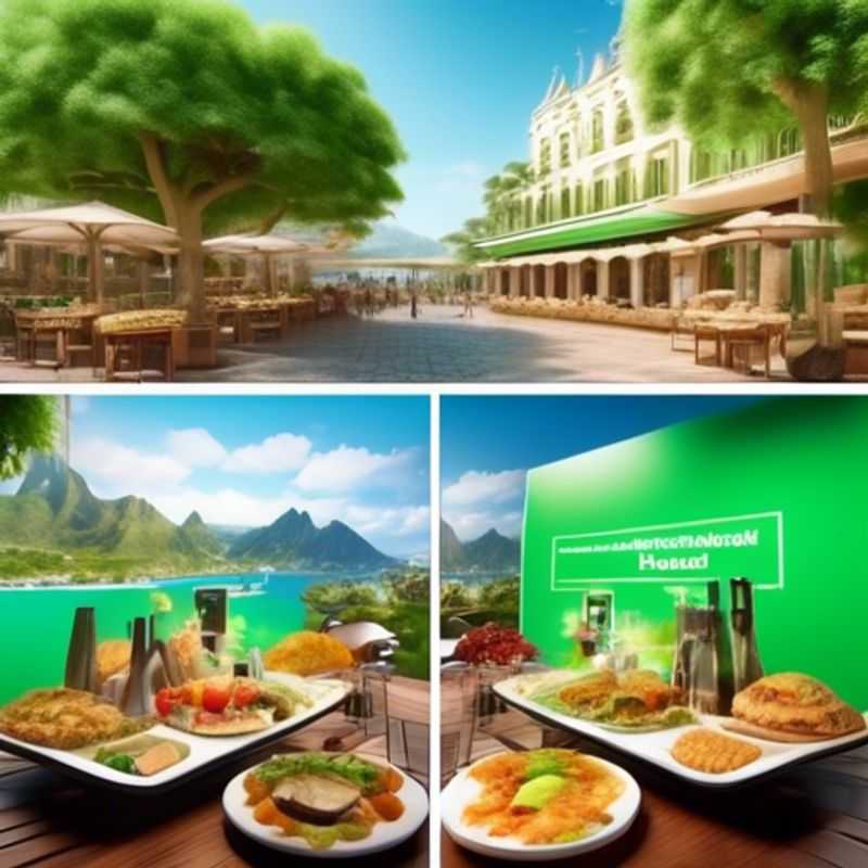 Randonnées panoramiques et pique-niques avec écran vert portable : l'été indien en version numérique
