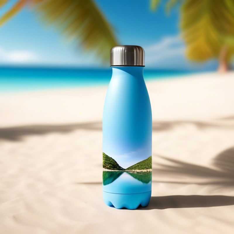 Busca una botella de agua con una boca ancha para una limpieza fácil y para añadir cubitos de hielo